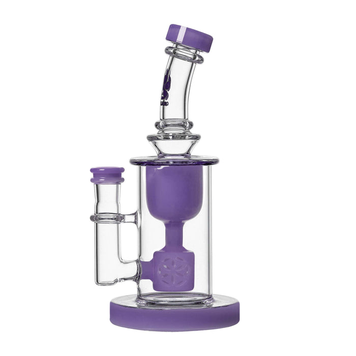 Calibear Colored Torus Dab Rig - 8 Inch Klein Recycler with Seed of Life Perc
