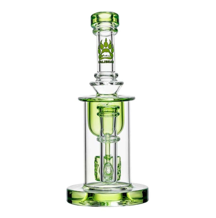Calibear Colored Torus Dab Rig - 8 Inch Klein Recycler with Seed of Life Perc