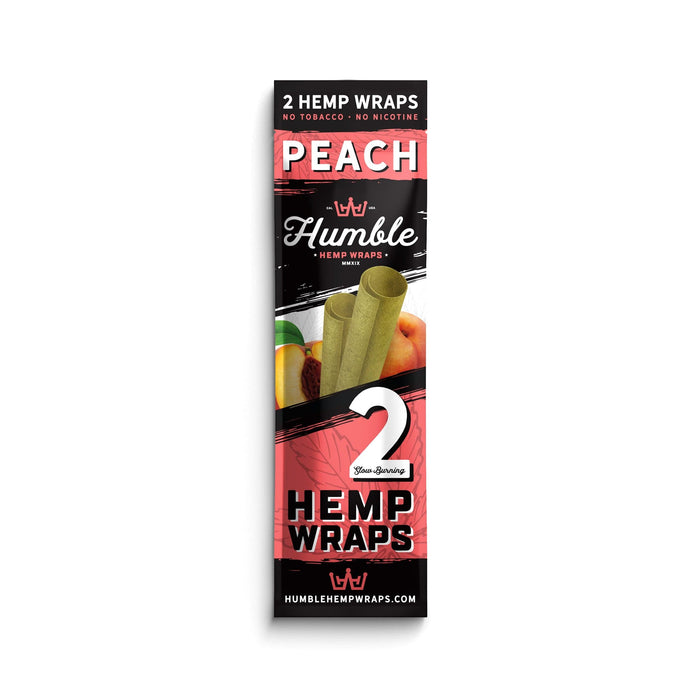 Humble Hemp Wraps - Peach - 25 Pack