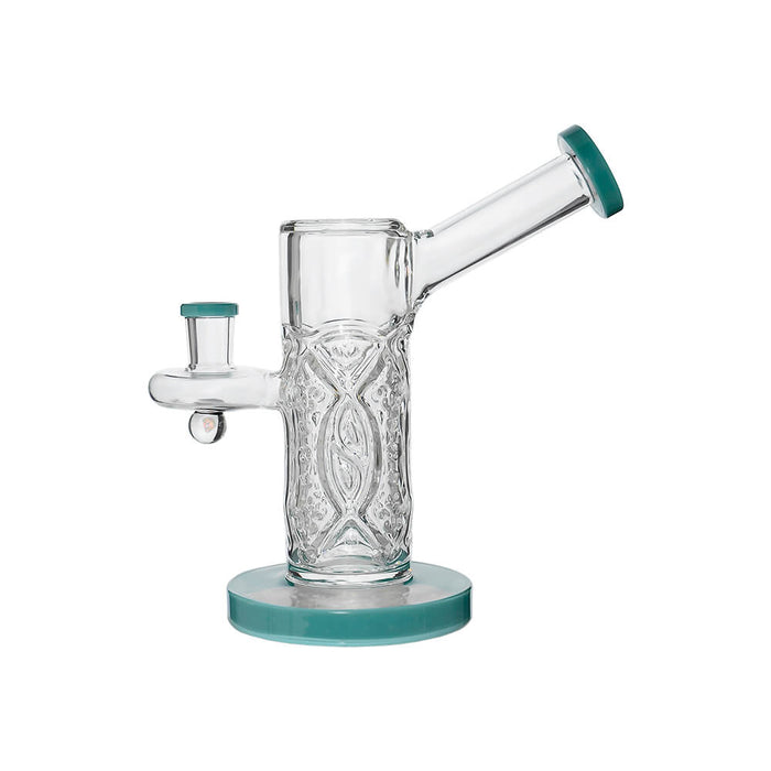 CRYSTAL ENGRAVED STRAIGHT CHAMBER DAB RIG