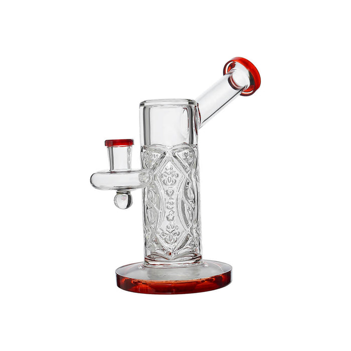 CRYSTAL ENGRAVED STRAIGHT CHAMBER DAB RIG