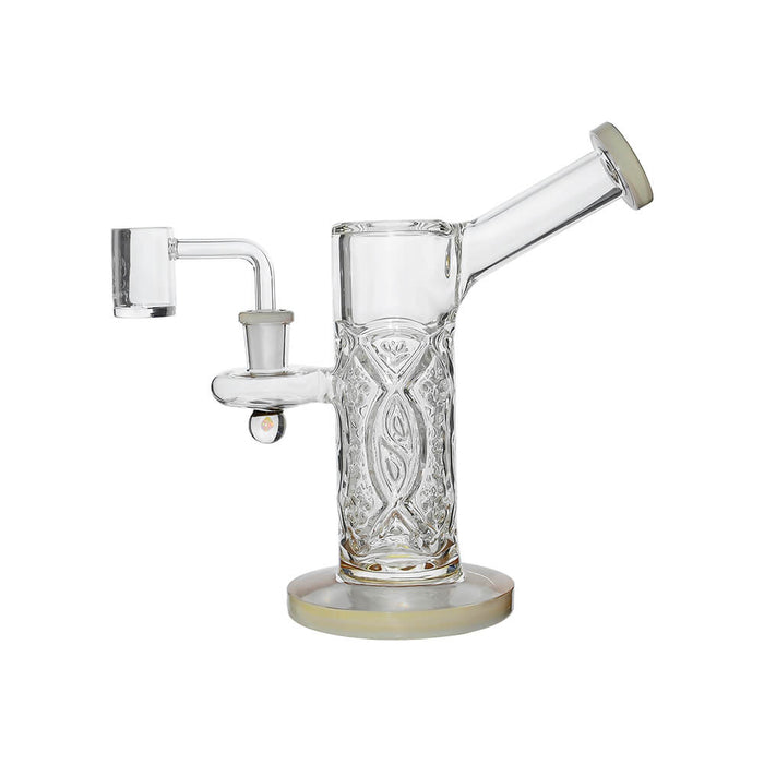 CRYSTAL ENGRAVED STRAIGHT CHAMBER DAB RIG