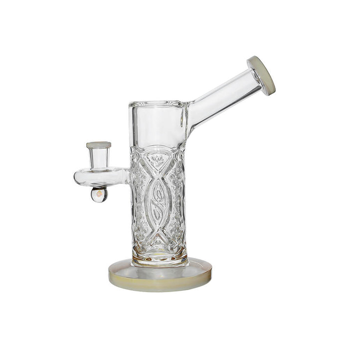 CRYSTAL ENGRAVED STRAIGHT CHAMBER DAB RIG