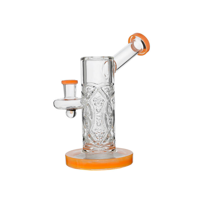 CRYSTAL ENGRAVED STRAIGHT CHAMBER DAB RIG