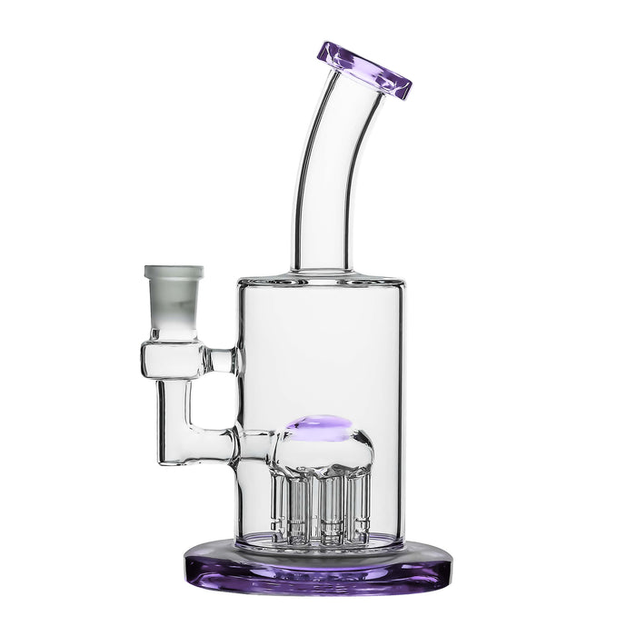 CYLINDRICAL GLASS WATER PIPE | CALIBEAR