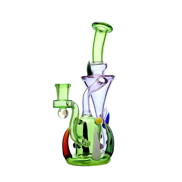 Calibear Monster Alien 8" Incycler Dab Rig w/ Encased Opal