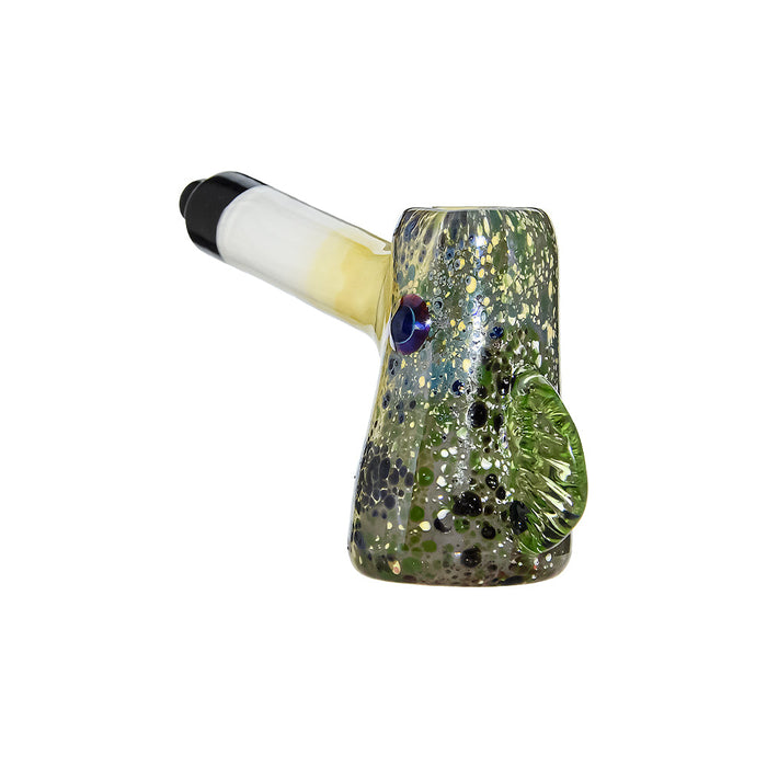 CaliBear Glass Puffer Fish Sculpted Hand Pipe