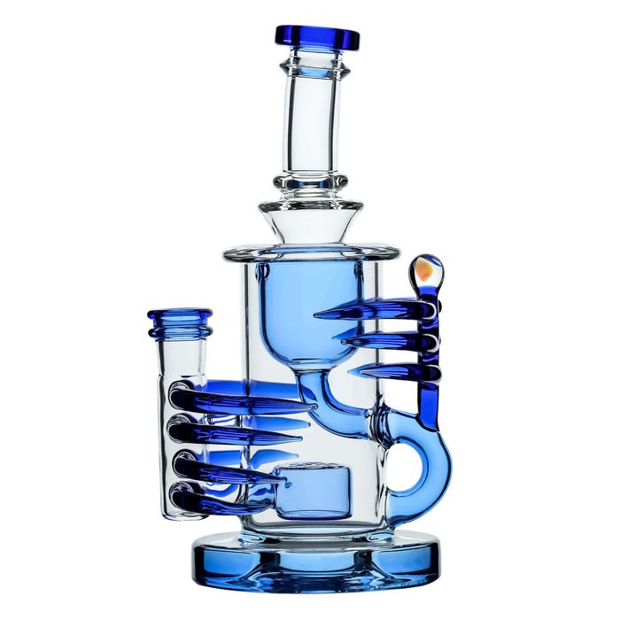Calibear Horn Klein Recycler Dab Rig | 8" Heady Glass Klein Recycler