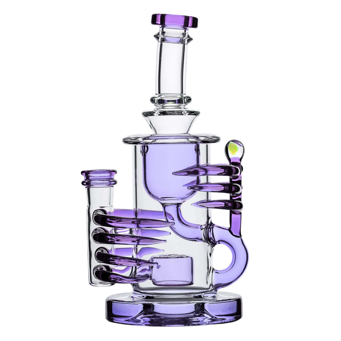 Calibear Horn Klein Recycler Dab Rig | 8" Heady Glass Klein Recycler