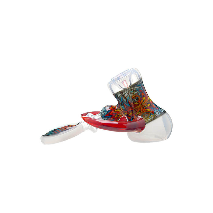 Heady Wigwag Hammer Pipe | Handcrafted Calibear Glass Artwork