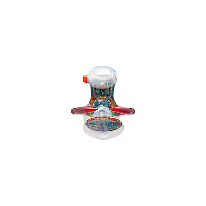 Heady Wigwag Hammer Pipe | Handcrafted Calibear Glass Artwork