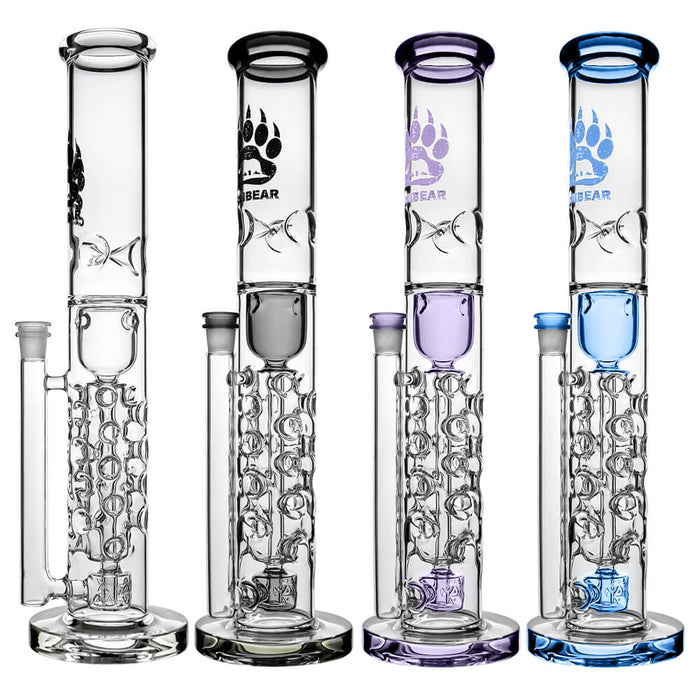 Calibear Premium Flower Straight Fab Torus Tube Incycler with Triseed Perc
