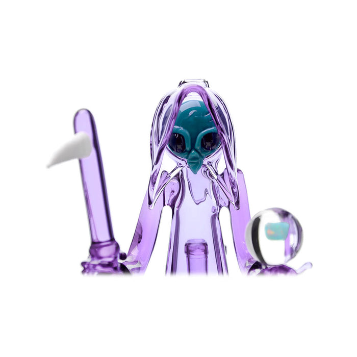 Calibear Reaper Rig W/ Removable Scythe Dabber & Shinning Opal