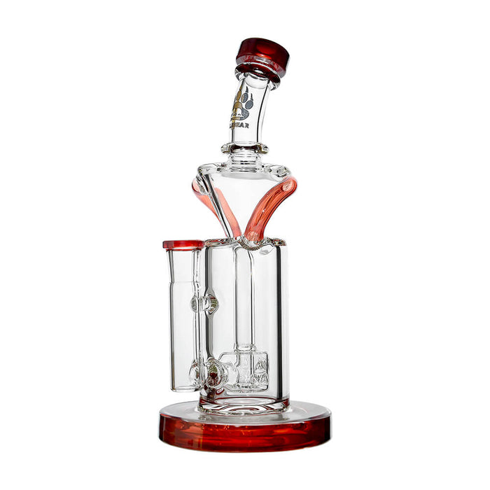 Calibear Vortex Turbo Incycler 8” Glass Bong with TRI-SEED Perc