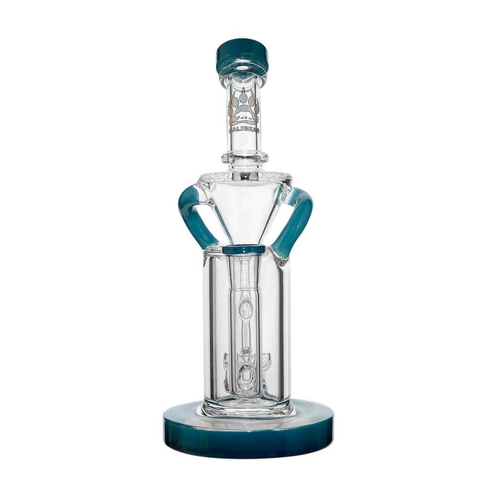 Calibear Vortex Turbo Incycler 8” Glass Bong with TRI-SEED Perc
