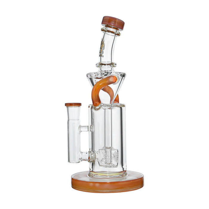 Calibear Vortex Turbo Incycler 8” Glass Bong with TRI-SEED Perc