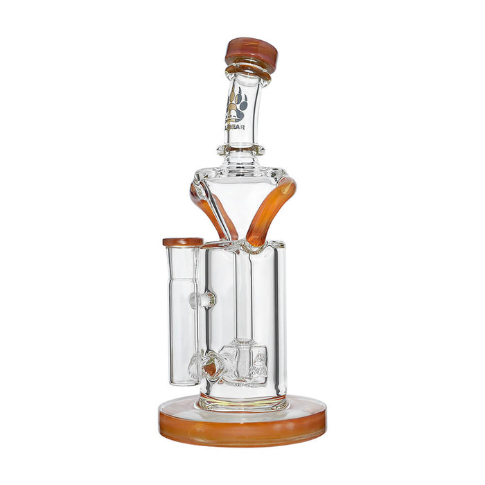 Calibear Vortex Turbo Incycler 8” Glass Bong with TRI-SEED Perc