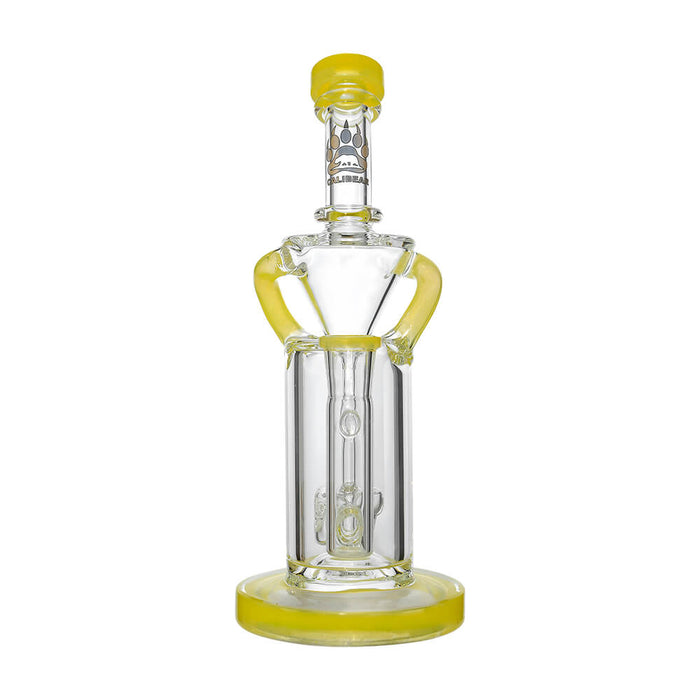 Calibear Vortex Turbo Incycler 8” Glass Bong with TRI-SEED Perc