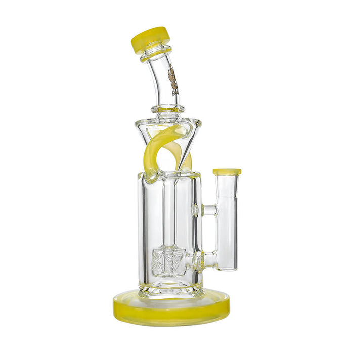 Calibear Vortex Turbo Incycler 8” Glass Bong with TRI-SEED Perc