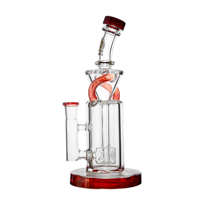 Calibear Vortex Turbo Incycler 8” Glass Bong with TRI-SEED Perc
