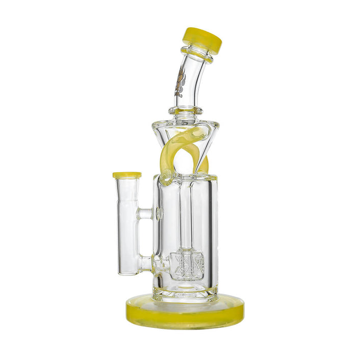 Calibear Vortex Turbo Incycler 8” Glass Bong with TRI-SEED Perc