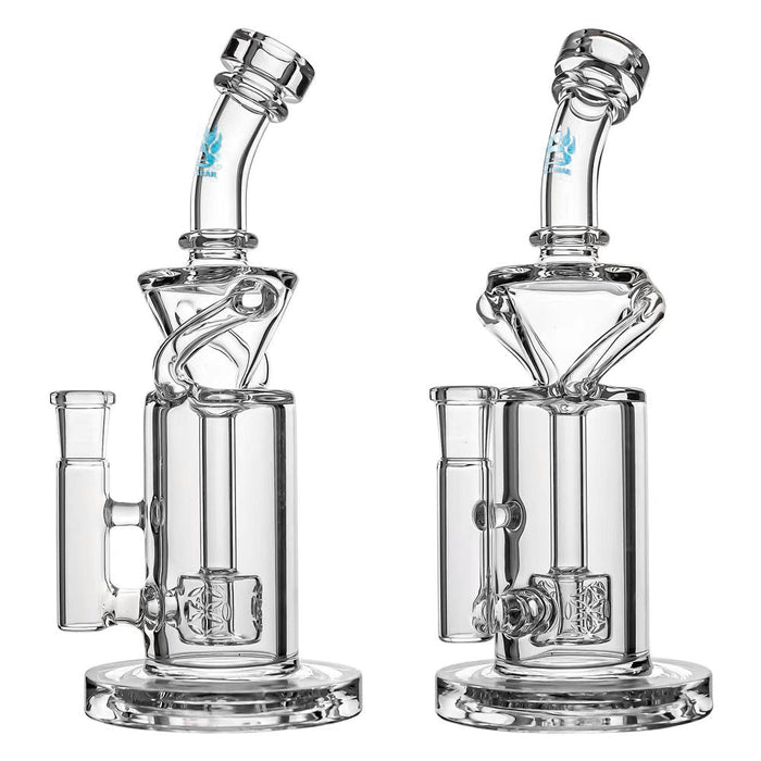 Calibear Vortex Turbo Incycler 8” Glass Bong with TRI-SEED Perc