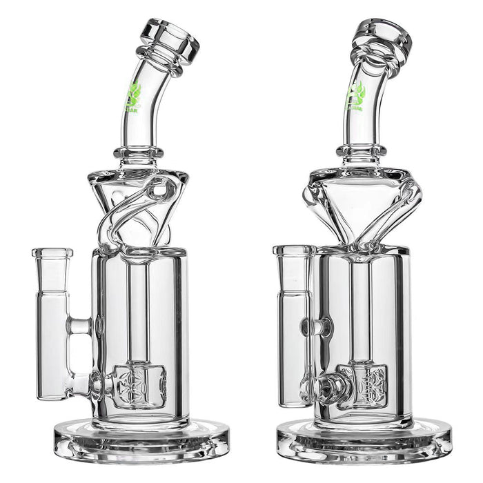 Calibear Vortex Turbo Incycler 8” Glass Bong with TRI-SEED Perc