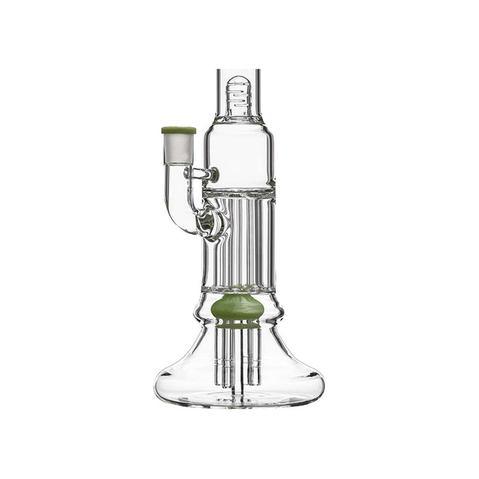 Calibear 13.8" Beaker Pillar Bong with Gridded Percolator | Smooth Filter Pipe