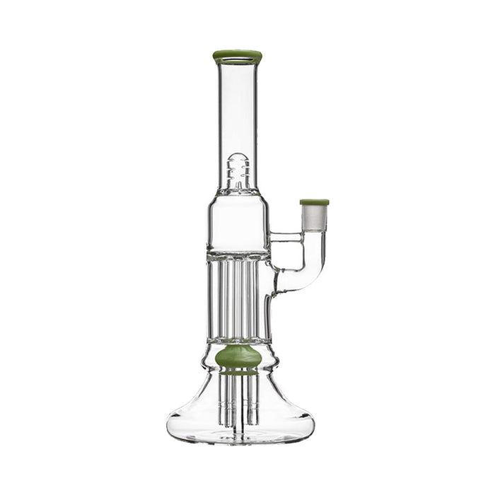 Calibear 13.8" Beaker Pillar Bong with Gridded Percolator | Smooth Filter Pipe
