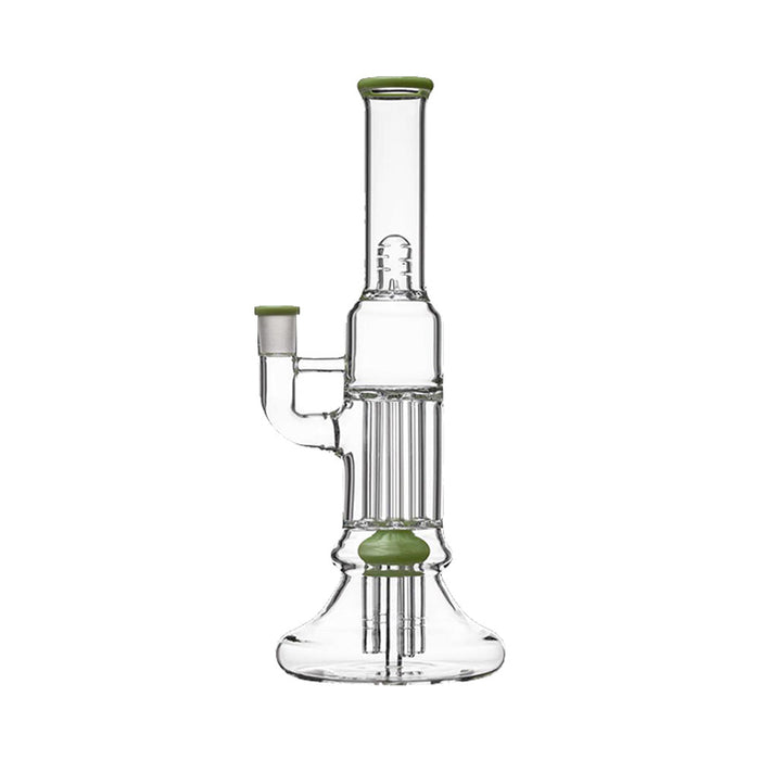 Calibear 13.8" Beaker Pillar Bong with Gridded Percolator | Smooth Filter Pipe