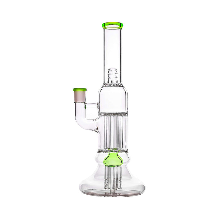 Calibear 13.8" Beaker Pillar Bong with Gridded Percolator | Smooth Filter Pipe