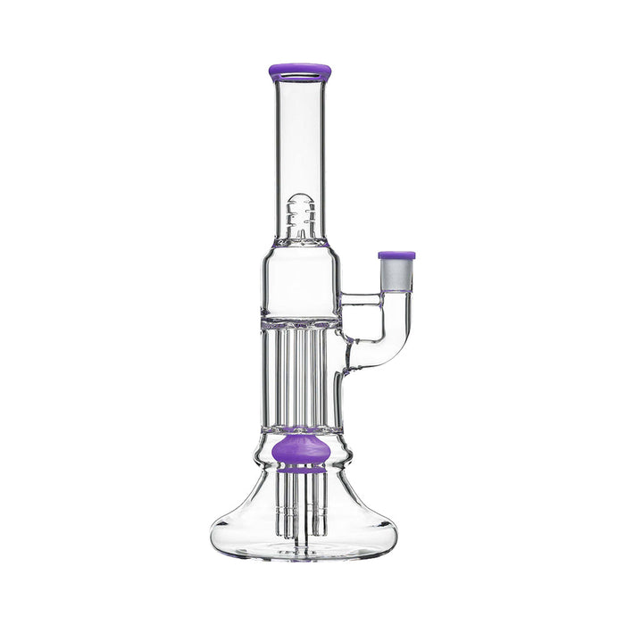 Calibear 13.8" Beaker Pillar Bong with Gridded Percolator | Smooth Filter Pipe