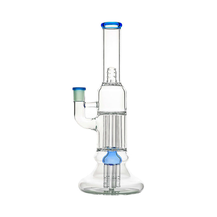 Calibear 13.8" Beaker Pillar Bong with Gridded Percolator | Smooth Filter Pipe