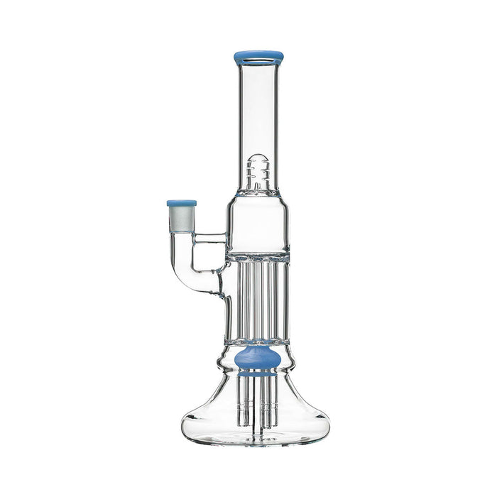 Calibear 13.8" Beaker Pillar Bong with Gridded Percolator | Smooth Filter Pipe