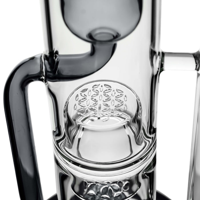 Calibear 14" Flower Klein Bong | High-Flow Recycler Water Pipe