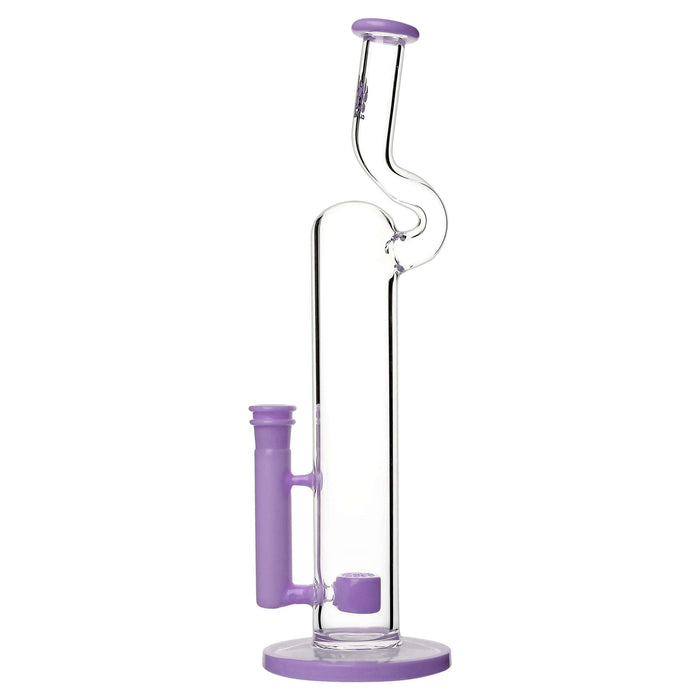 Calibear 16" Natty Neck Flower Bong | Flower of Life Perc Glass Water Pipe