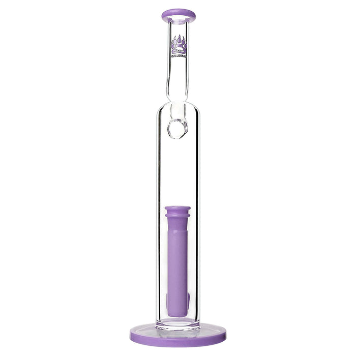 Calibear 16" Natty Neck Flower Bong | Flower of Life Perc Glass Water Pipe
