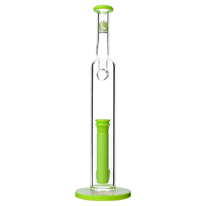 Calibear 16" Natty Neck Flower Bong | Flower of Life Perc Glass Water Pipe