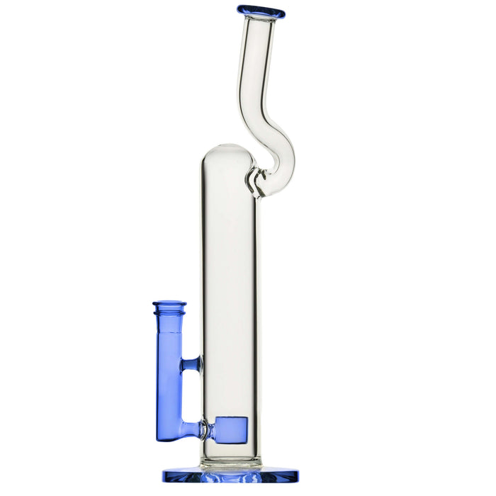 Calibear 16" Natty Neck Flower Bong | Flower of Life Perc Glass Water Pipe