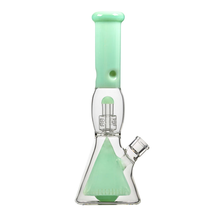 Calibear 16" Sol Collins Beaker Bong | Seed of Life & Collins Perc Water Pipe
