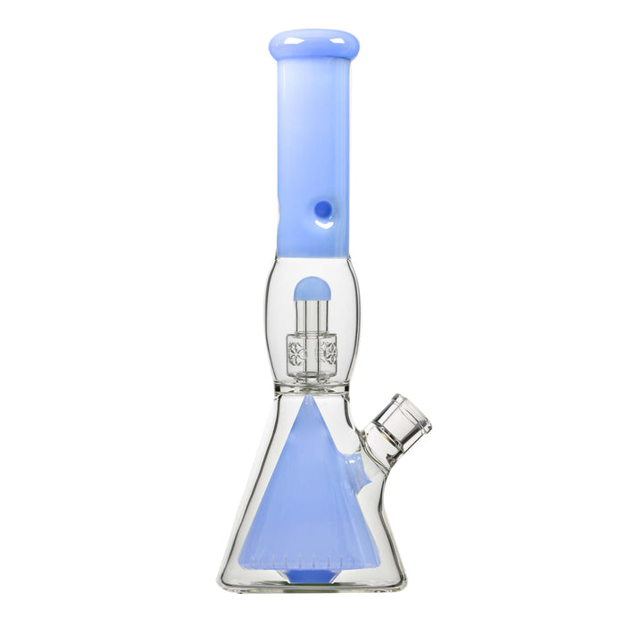 Calibear 16" Sol Collins Beaker Bong | Seed of Life & Collins Perc Water Pipe