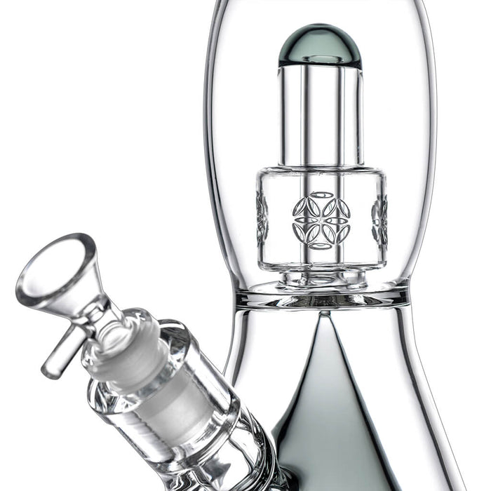 Calibear 16" Sol Collins Beaker Bong | Seed of Life & Collins Perc Water Pipe