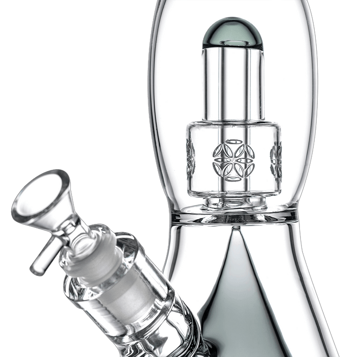 Calibear 16" Sol Collins Beaker Bong | Seed of Life & Collins Perc Water Pipe