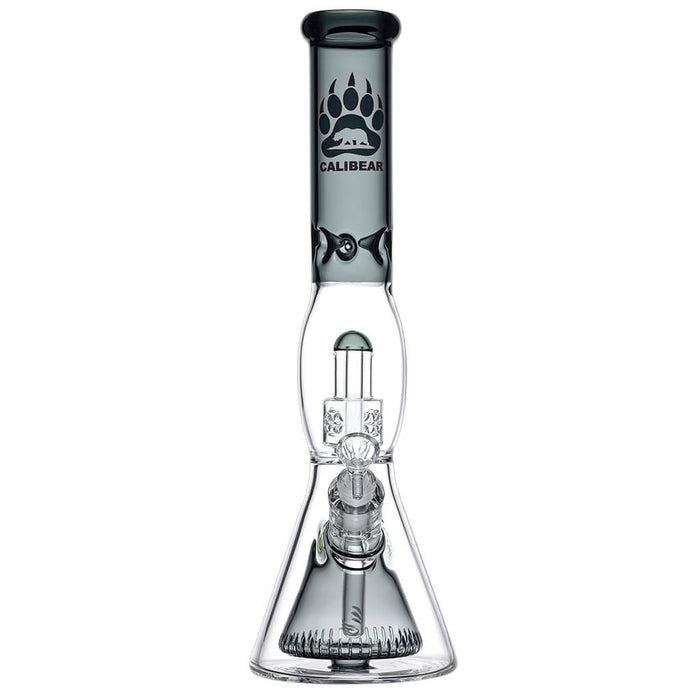 Calibear 16" Sol Collins Beaker Bong | Seed of Life & Collins Perc Water Pipe