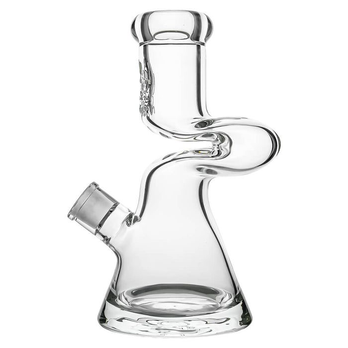 Calibear 9mm Zong Bong Beaker Glass Water Pipe | Heavy Duty Z-Curve Bong