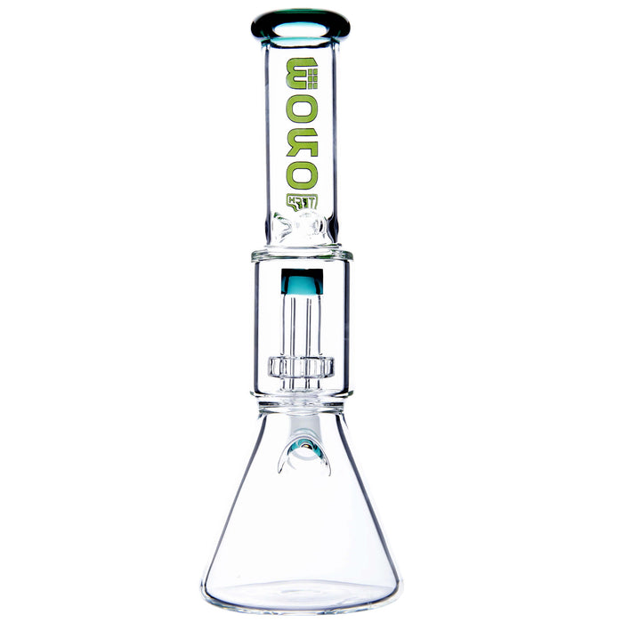 Classic Beaker Water Pipe with Percolator | Smooth Filter Bong