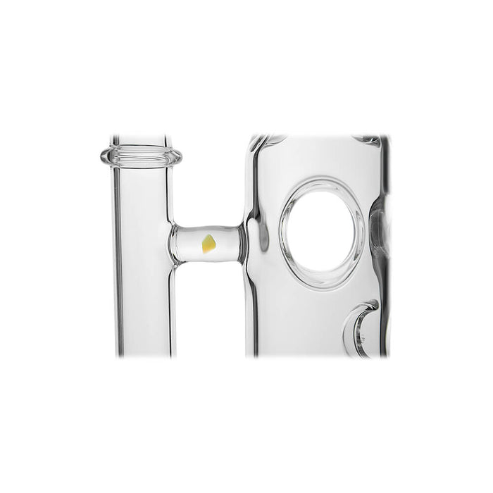 Calibear Colored Holed Straight Tube Water Pipe | Honeycomb Perc Bong