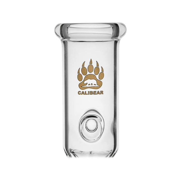 Calibear Colored Holed Straight Tube Water Pipe | Honeycomb Perc Bong