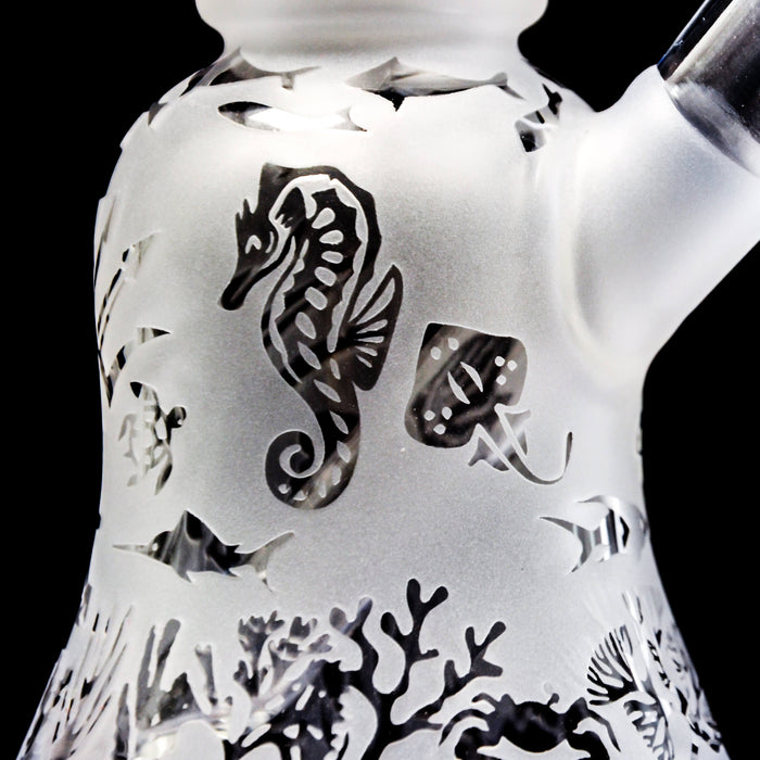 Calibear Premium Deep Sandblasted Bell Rig - Flower of Life Perc