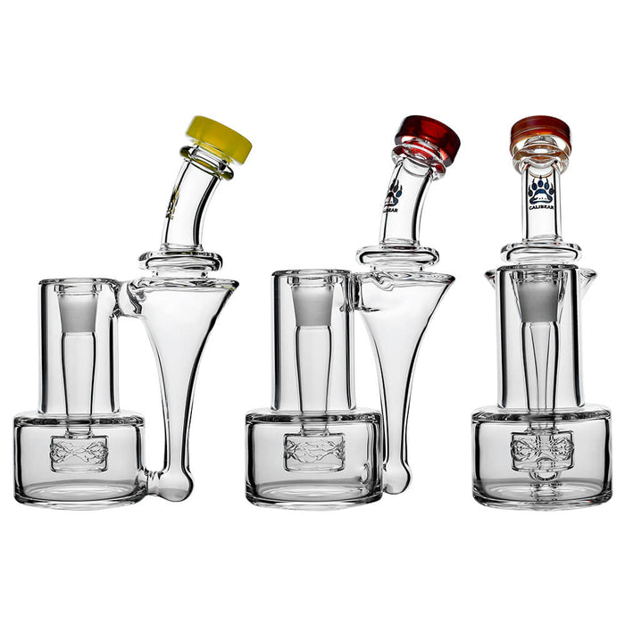 Calibear Premium RBR Recycler with Wave Perc and US Color Mouthpiece